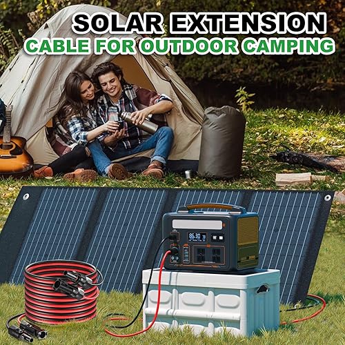 Miniatura 9 de Oududianzi Cable de extensión solar de 30 pies 10 AWG, cable solar, cable fotovoltaico de cobre estañado calibre 10, cables de panel solar con