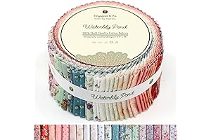 Fabric Moda Clearance Jolly Roll Jelly Roll Fabric Strips for Quilting, Crafting,...