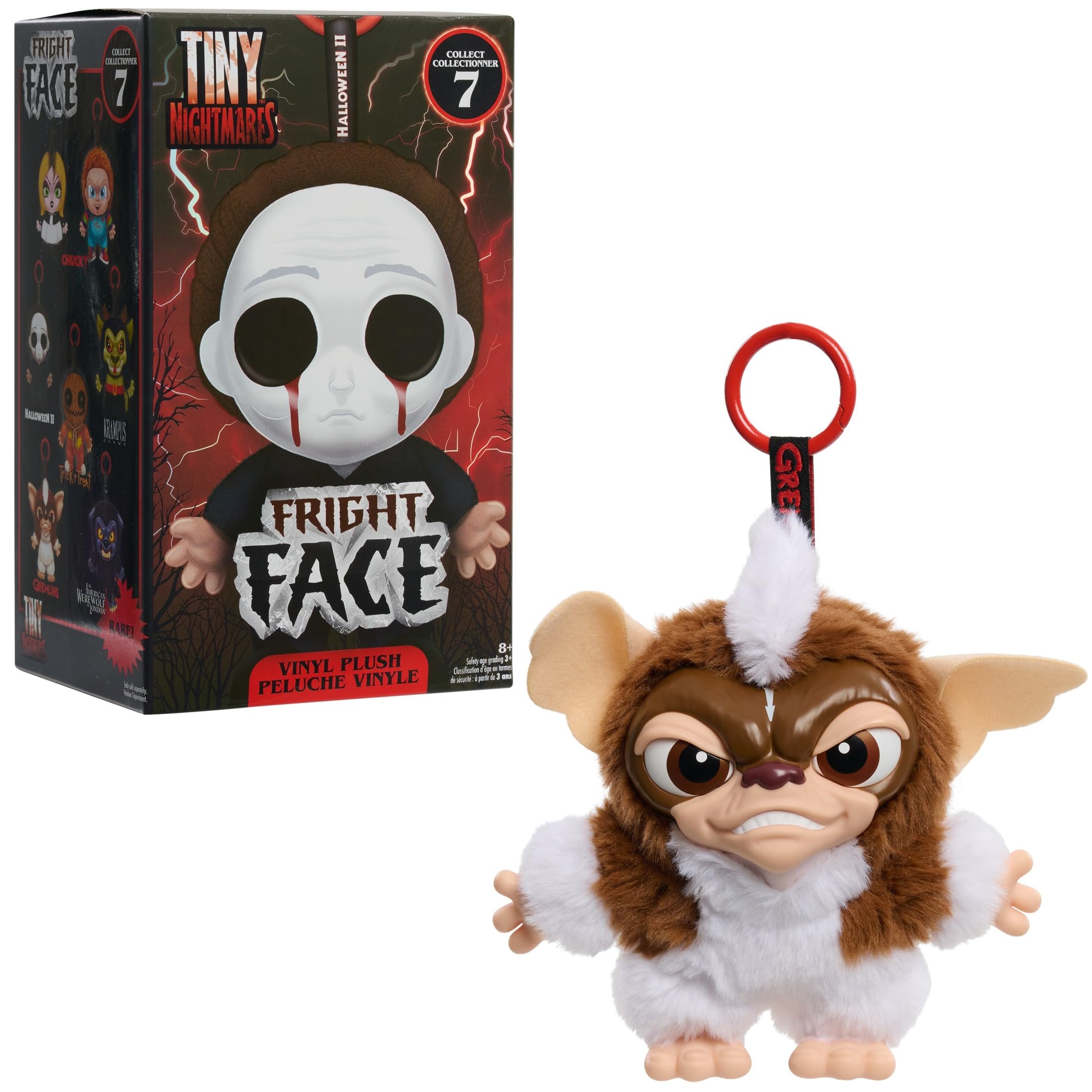 Just Play Tiny Nightmares Fright Face Vinyl Plush Blind Collectible