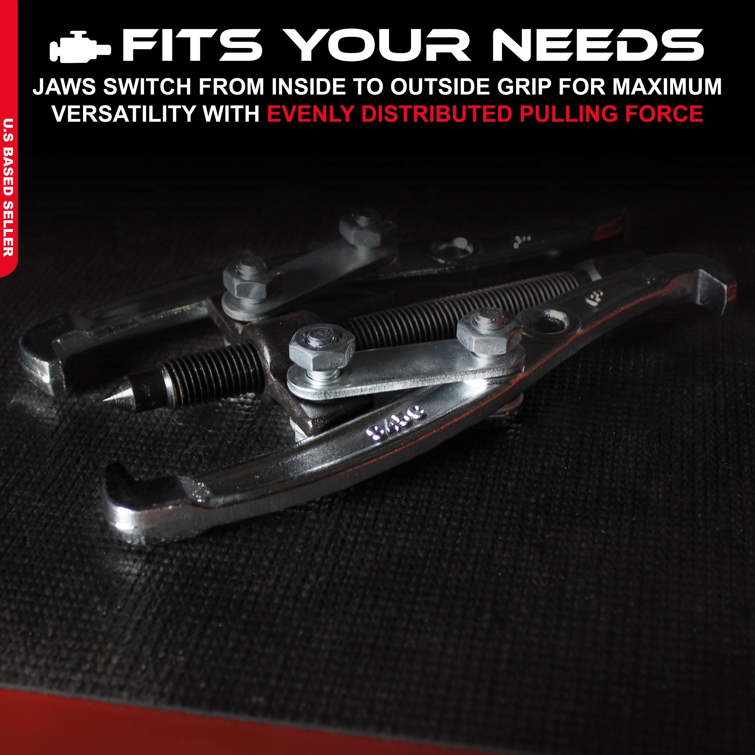 ABN 2-jaw Gear Puller herramienta para extracción de – Marchas, Polea, y volante