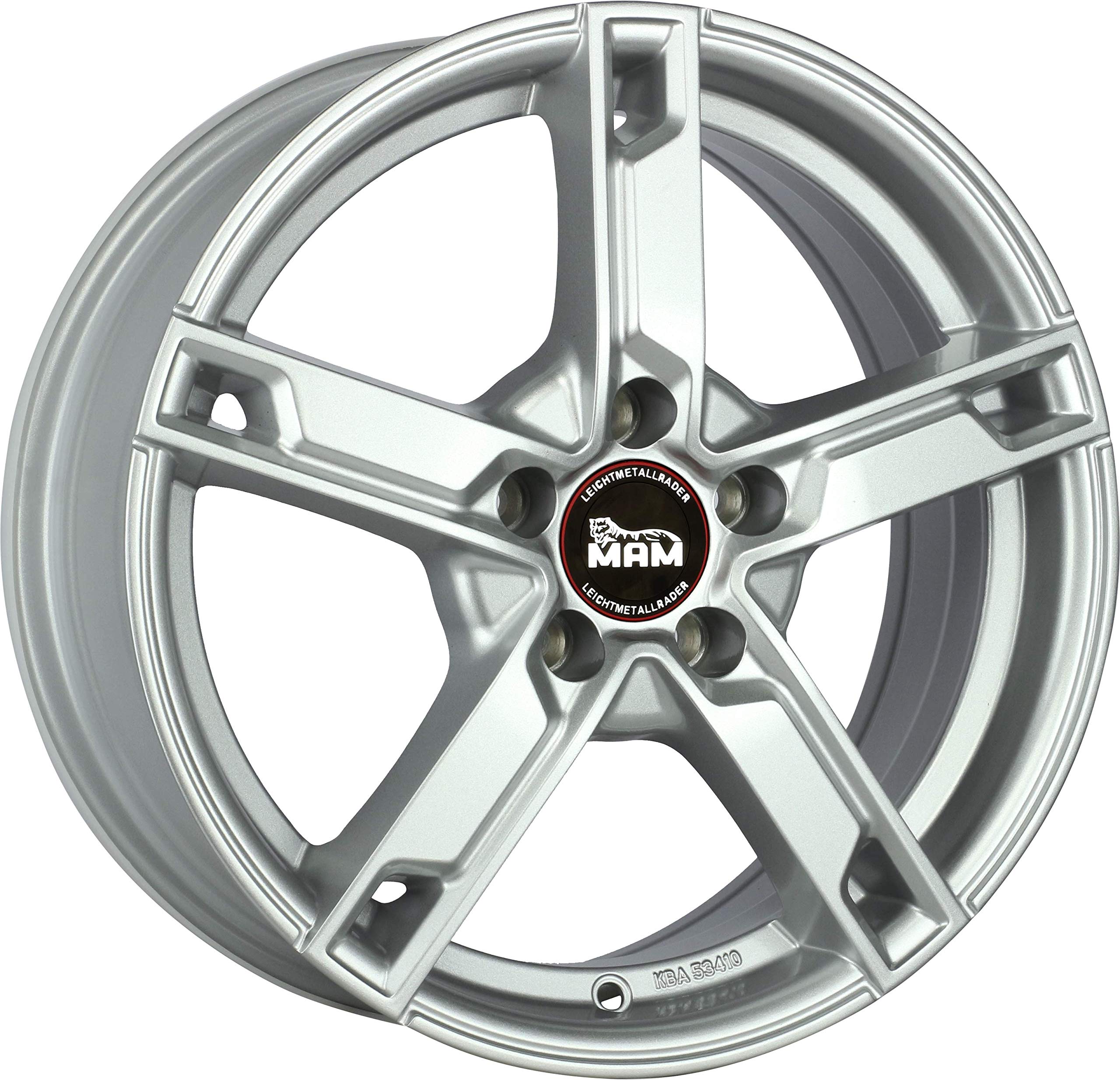 MAMW4 7JX17 4/108 ET20 65.1 Silver Paintd felgi aluminiowe