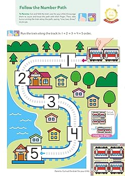 Play Smart Numbers Age 2+: Preschool Activity Workbook with