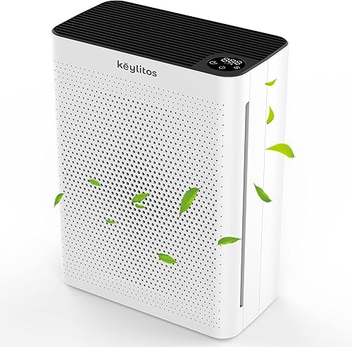 Purificador de aire para mascotas oficina en casa cocina sala de estar grande de hasta 1324 pies cuadrados limpiador de filtro de aire silencioso