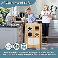 Vista 3 de Escalón Guidecraft para ayudante de cocina, natural