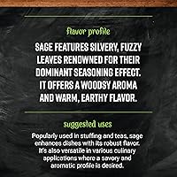 Vista 4 de Frontier Organic Sage Leaf Spice - Molido - 0.8 onzas