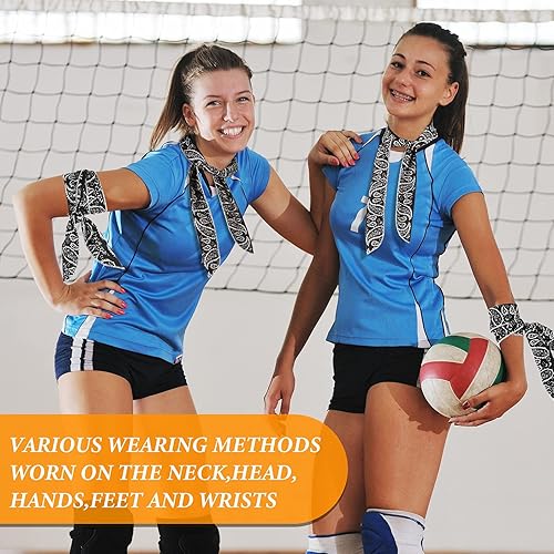 Miniatura 5 de SATINIOR 10 Pcs Cooling Neck Wraps Cooler Ice Wrap Scarf Bandanas Ice Cool Scarf for Women Men Hot Weather Summer Outdoor