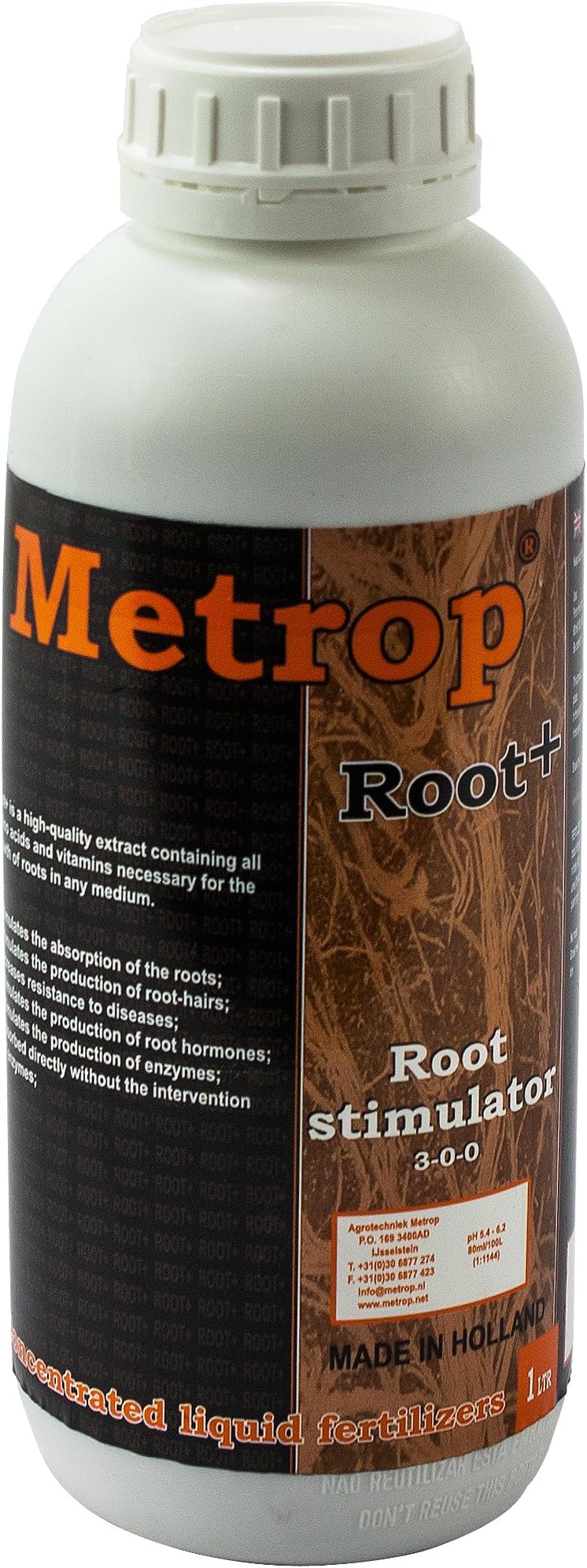Root Stimulator 100% biodegradable organic Metrop® Amino Root (1L)