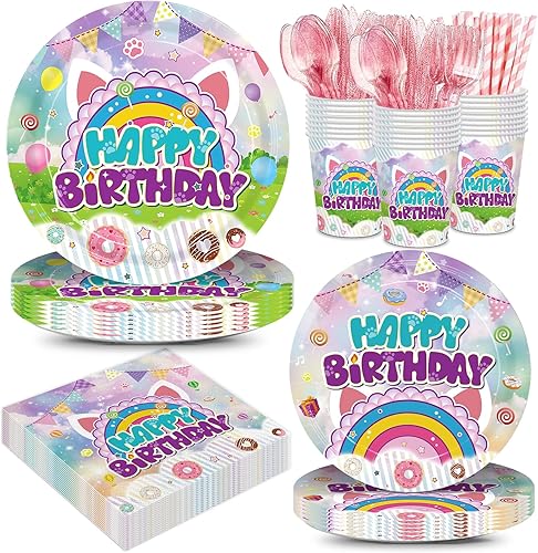 Vista 8 de 168 piezas de decoración de fiesta de cumpleaños de coche de carreras Platos de coche de carreras Servilletas Vasos desechables de papel Horquillas