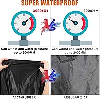 Vista 3 de Funda para coche impermeable para todo tipo de clima, compatible con VW Bus T1 T2 T3 de 1950-1992, Volkswagen Vanagon, funda completa para coche