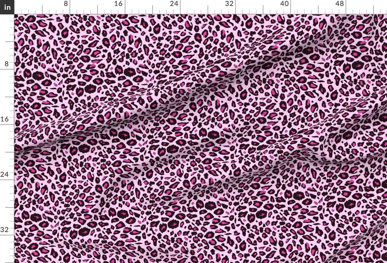 Spoonflower Fabric - Pink Leopard Print Pattern Spots Cheetah Animal Printed on Upholstery Velvet Fabric Fat Quarter - Upholstery Home Decor Bottomweight Apparel