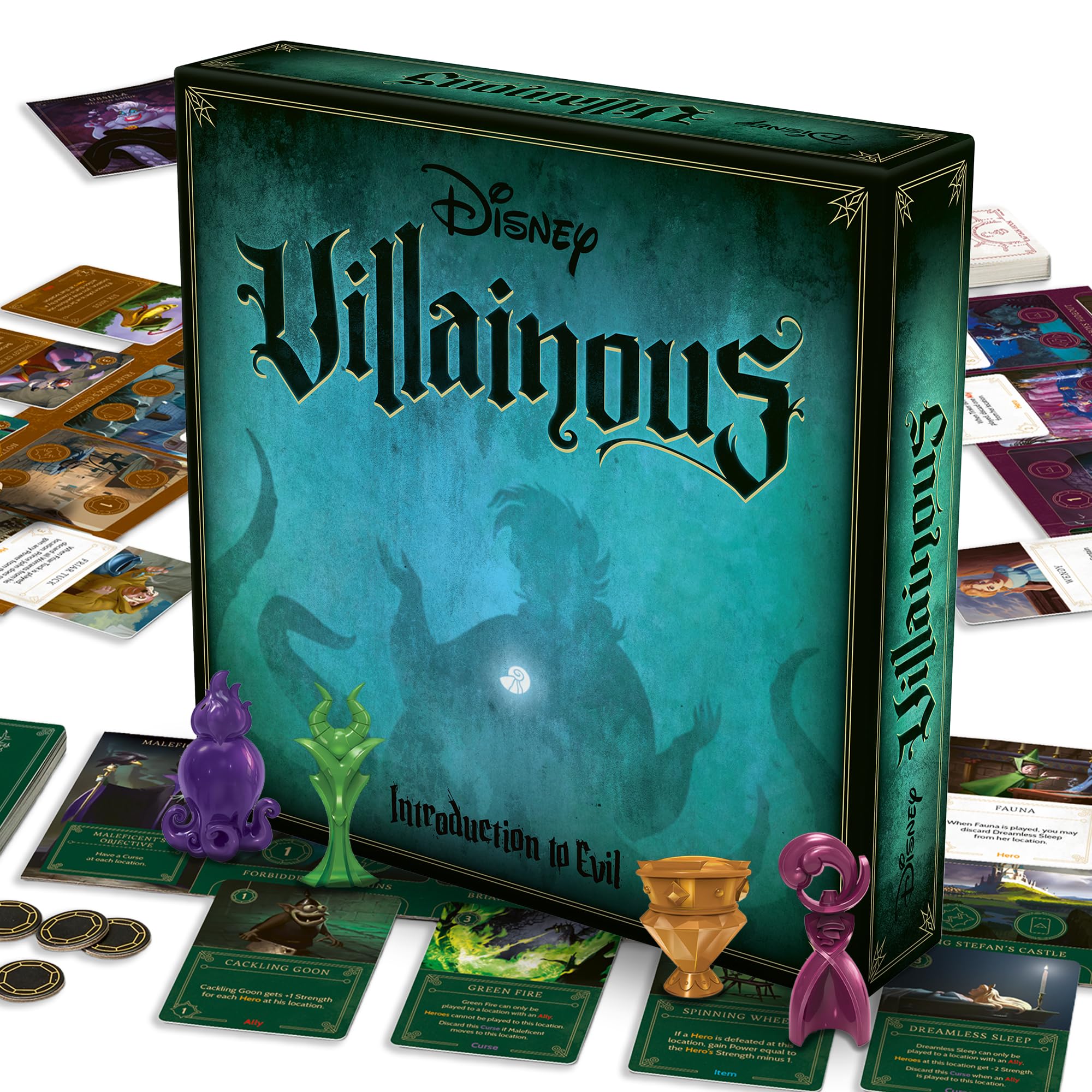 Ravensburger Disney Villainous - Introduction to Evil Strategy Board Game - Compatible with Other Villainous Games - Includes Lorcana Promo Card - Ages 10+