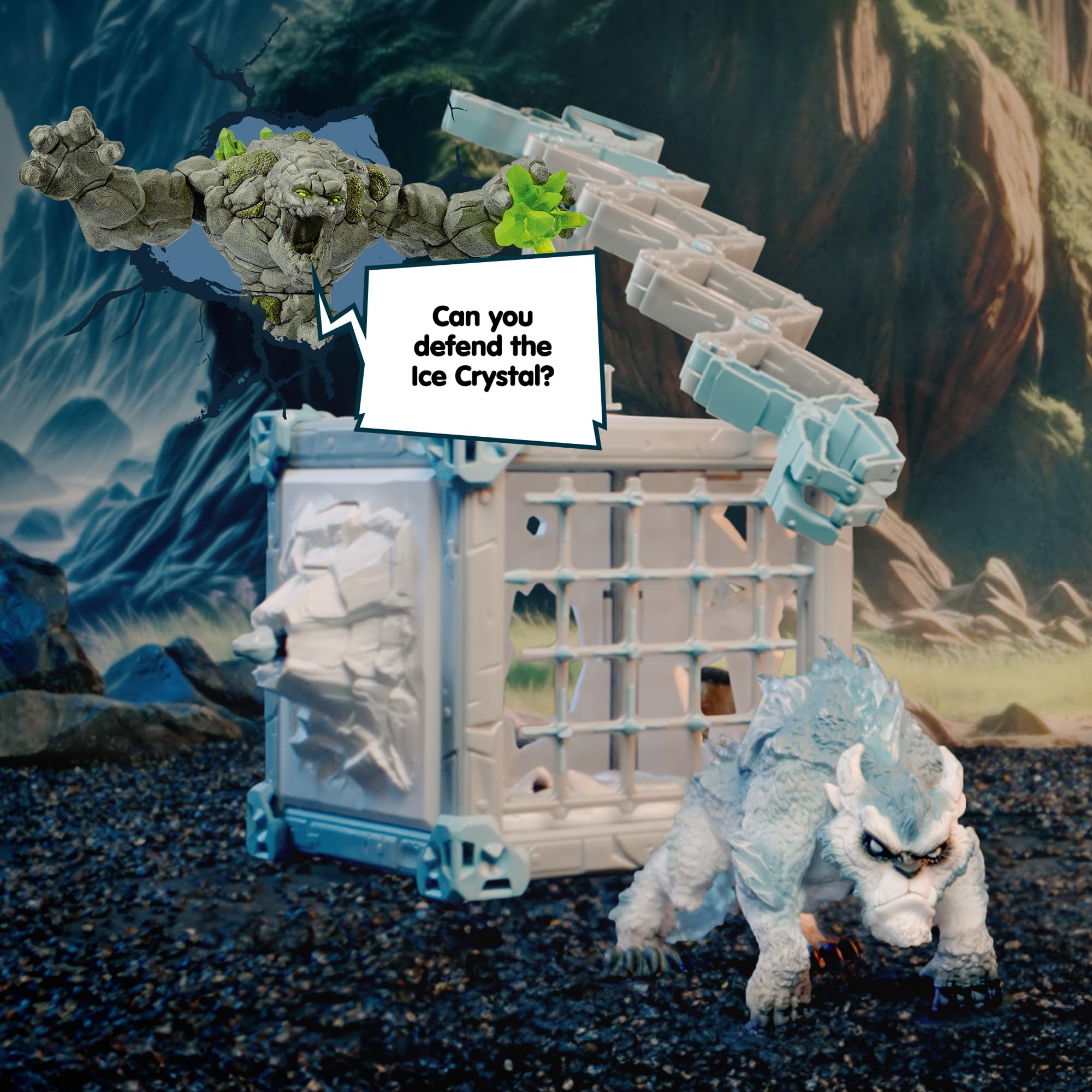 SCHLEICH 42733 BattleCave Snow Slasher, from 7 years, ELDRADOR CREATURES - Playset, 48 pieces, Multicoloured, 1 - Image 2
