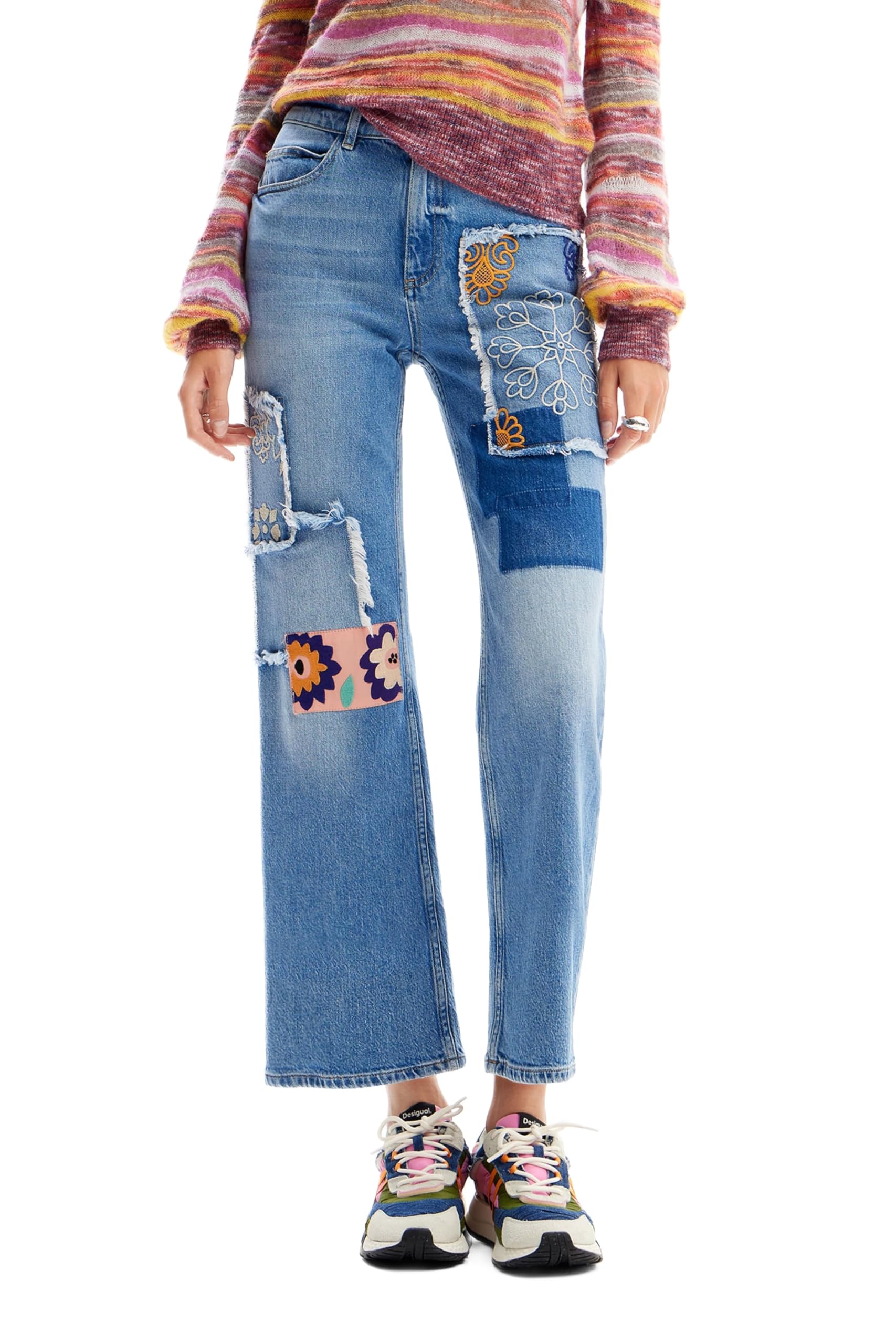 Desigual Women's Woman Denim Long Trouser