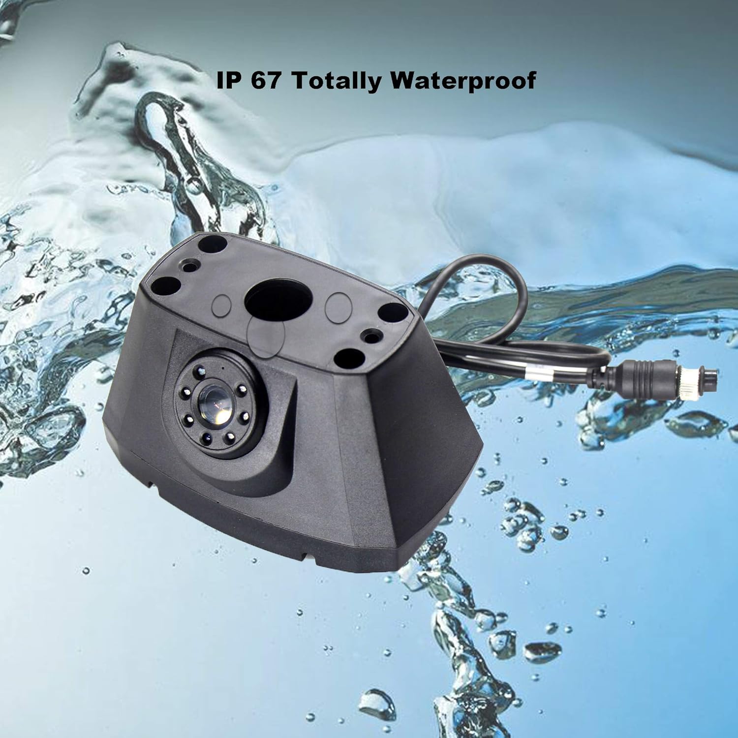 Hоttеѕt Sаlе RED WOLF 3rd Third Brake Light Backup Camera Top Roof High Level Reverse Camera Replacement for Ram Promaster 2014-2019 Vans 4 Pin Plug Waterproof