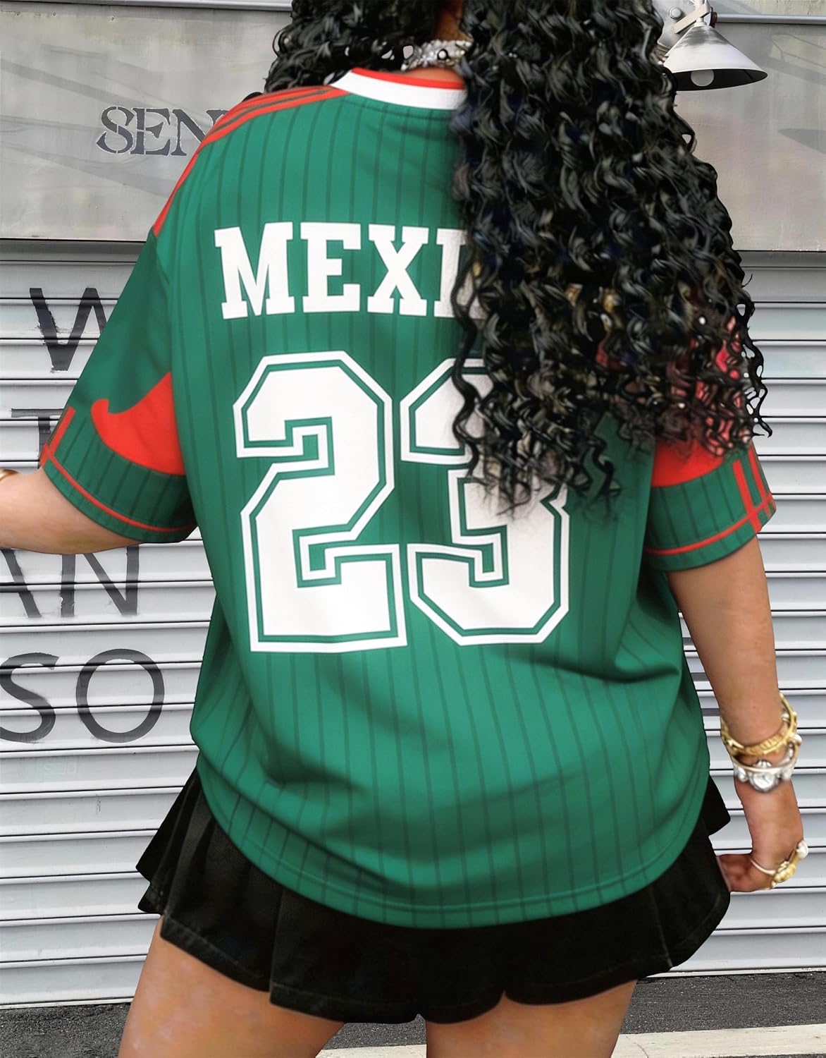 Women’s Jersey Shirts Y2k Graphic Number Oversized T Shirt