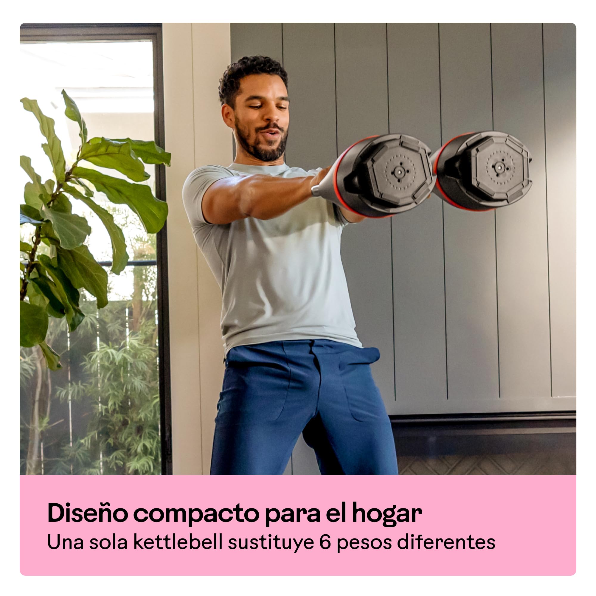 Bowflex SelectTech Serie de Pesos Ajustables – Sistema Compacto de Mancuernas y Kettlebell 52, 90, 552i, 1090i y 840 para Entrenamiento de Fuerza en Casa