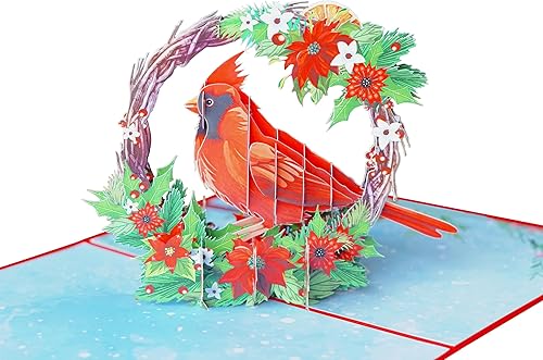 Miniatura 3 de PQ Bees Tarjeta de Navidad desplegable, tarjetas de felicitación emergentes 3D hechas a mano, tarjeta de Navidad, regalo para Navidad o vacaciones,