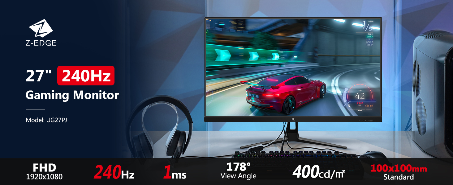 Z-EDGE 240hz 27インチ ゲーミングモニター Amazon.co.jp: Z Z-Edge(ゼロエッジ) ゲーミングモニター 27型