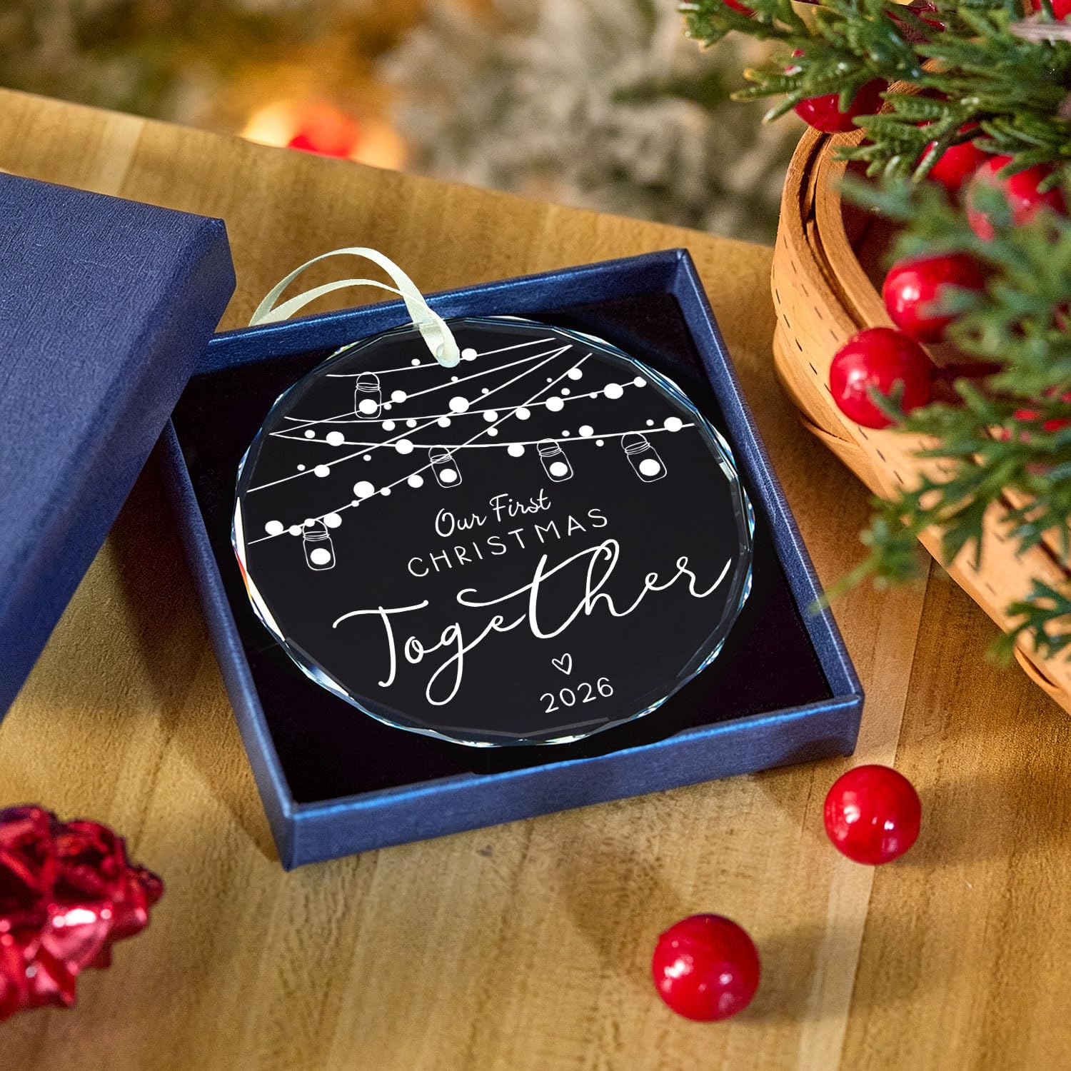 ラッピング・包装  First Christmas Together 2018 Amazon.com: Our First Christmas Together Ornaments 2026 Gifts for