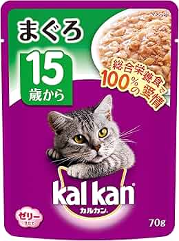 猫　カルカン　パウチ　シニア　18歳　15歳 18歳から お魚ミックス まぐろ・かつお・たい入り(老猫用