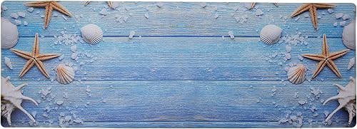 J&V TEXTILES Tapete de cocina de alta calidad, impermeable, antifatiga, antideslizante, superficie de textileno, tapete de cocina para el hogar,