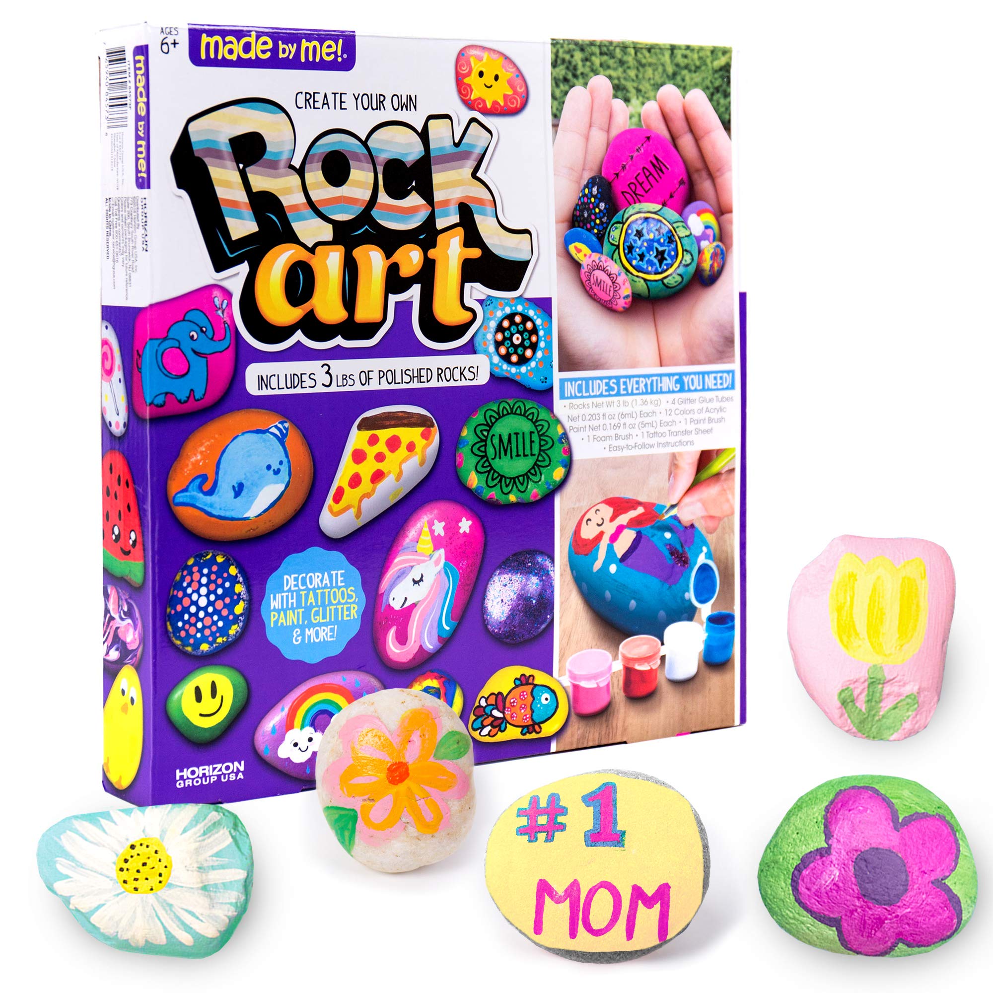 ROCKS アートブック6冊セット OZONE ROCKS Amazon.com: Made By Me Rock Art Kit, Rock Painting Arts and Crafts