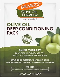 Palmer's Olive Oil Formula Deep Conditioner Packet 2.1oz - Sulfate-Free Hydration for Dry, Frizzy Hair & Itchy Scalp