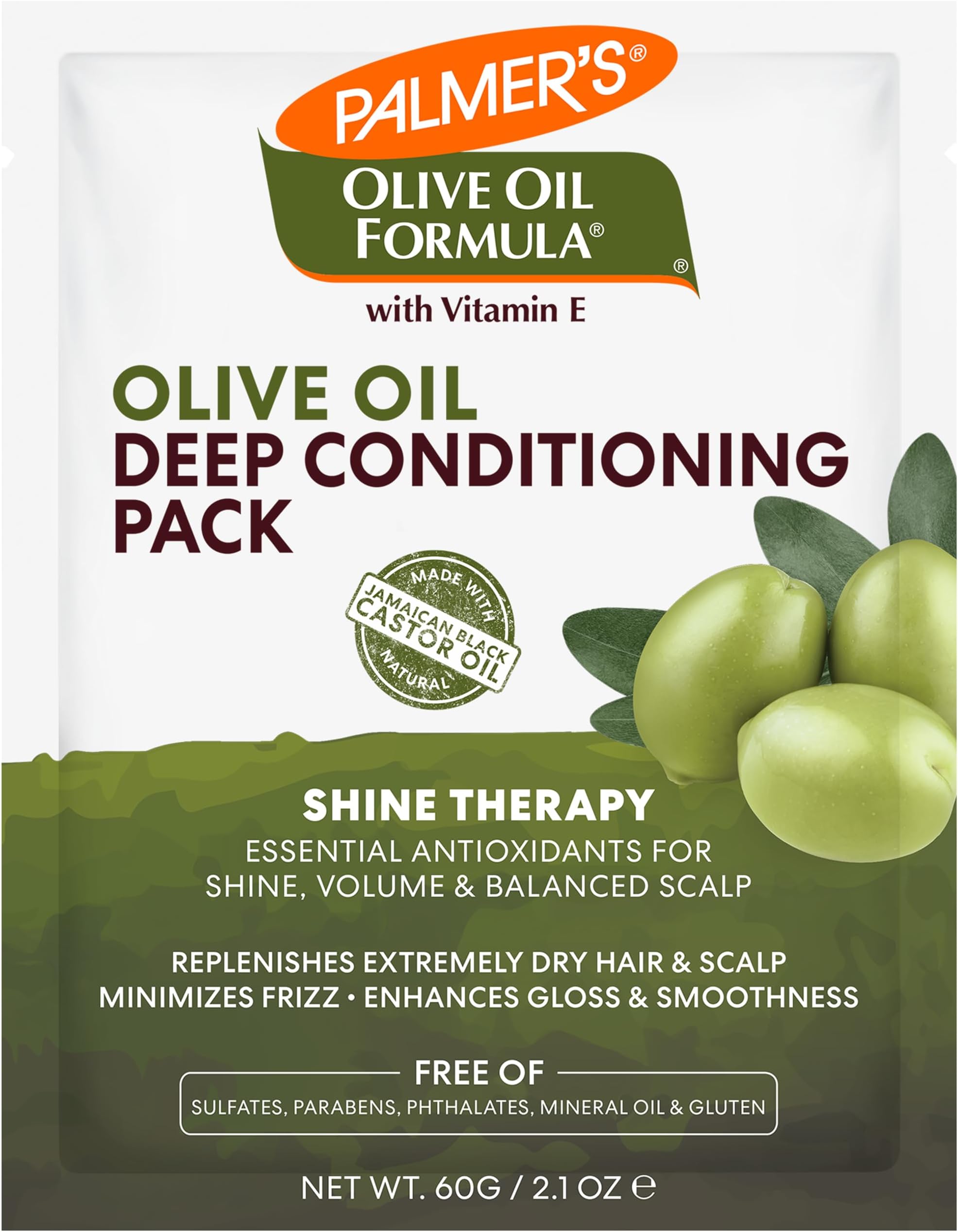 Olive Oil Formula Deep Conditioner Packet, 2.1 Ounces