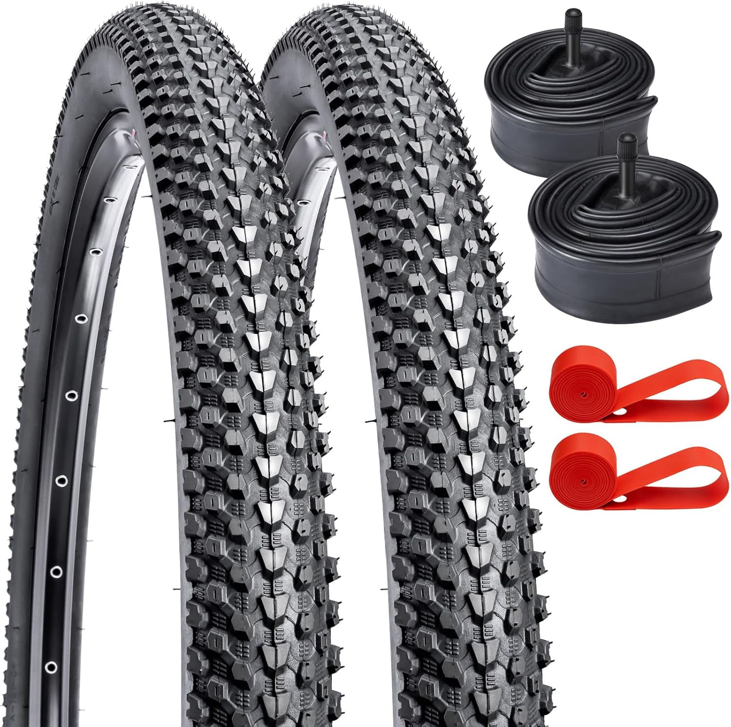 Pneu Vtt Wilgure Lot De 2 Housses De Protection Pour Pneus De Vélo - Anti Pneu Vtt 24 Pouces