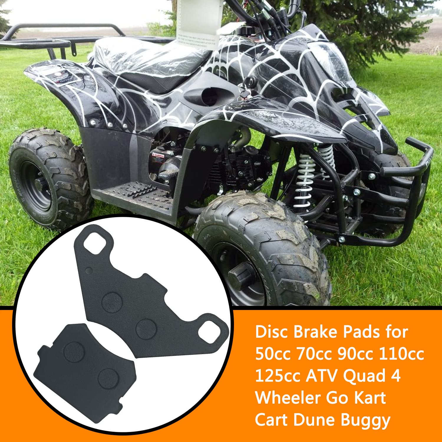 Go Kart Tire Go Kart Parts Brake Pads Chinese Quad ATV Go Kart Coolster ...