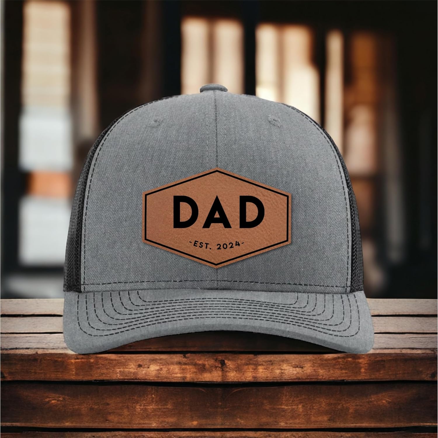 Custom Hat for Men for Him - Personalized Ballcap for Men - Fathers Day Hat for New Dad - Baseball Cap from Wife, Girlfriend, Kids - First Time Dad
