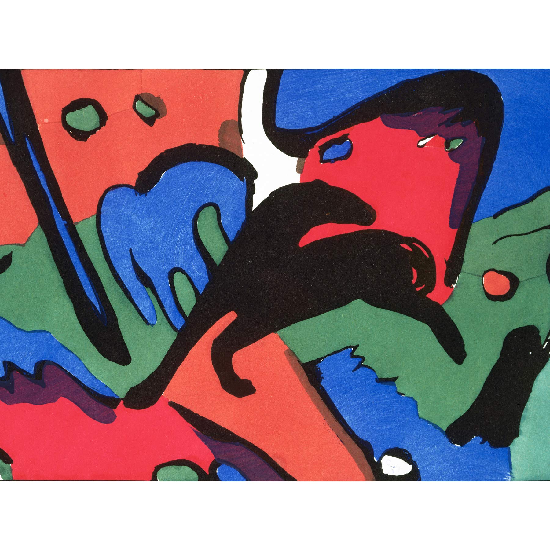 Franz Marc And Wassily Kandinsky The Blue Rider Large Art Print Poster Wall Decor Premium Mural