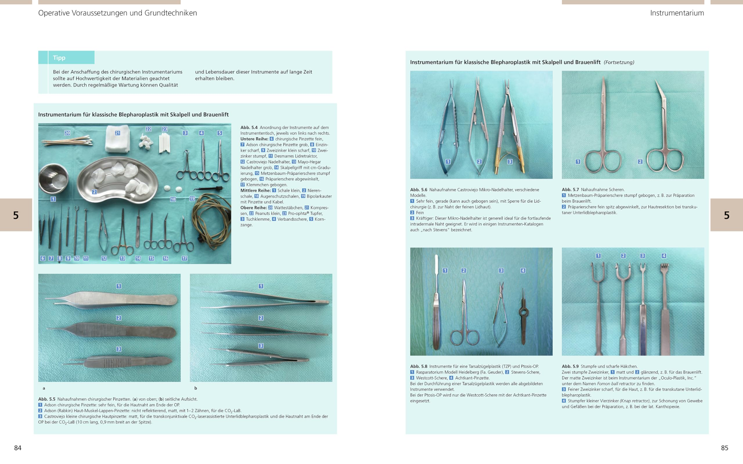 Bildatlas Lidchirurgie: Angewandte Anatomie | Untersuchung | Plastische Lidchirurgie