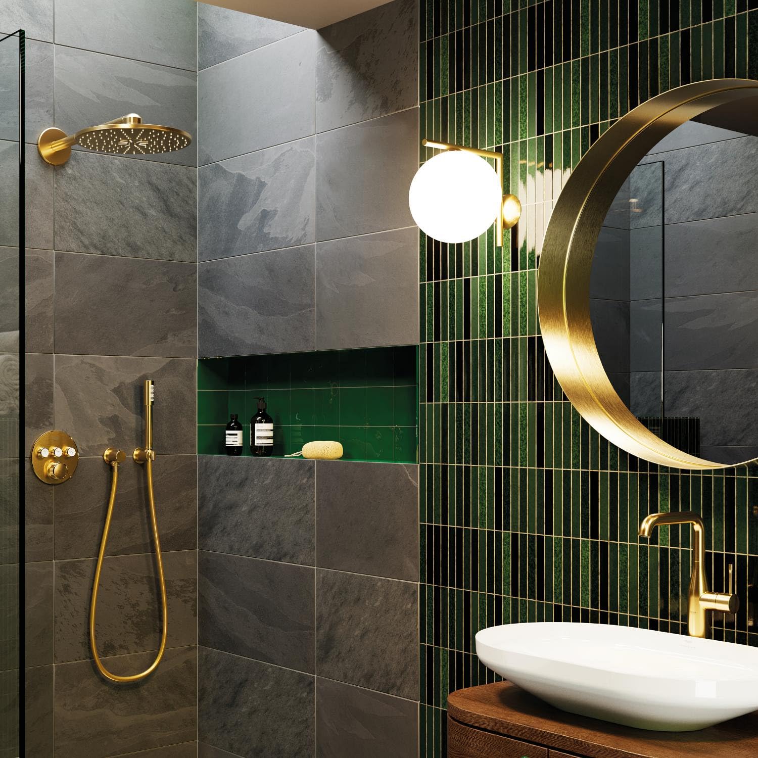 GROHE Flexible de douche salle de bains, Silverflex TwistStop, tuyau de douche 1750mm, anti-pliures, finition couleur dorée, raccord fileté universel 1/2", 28388GL0