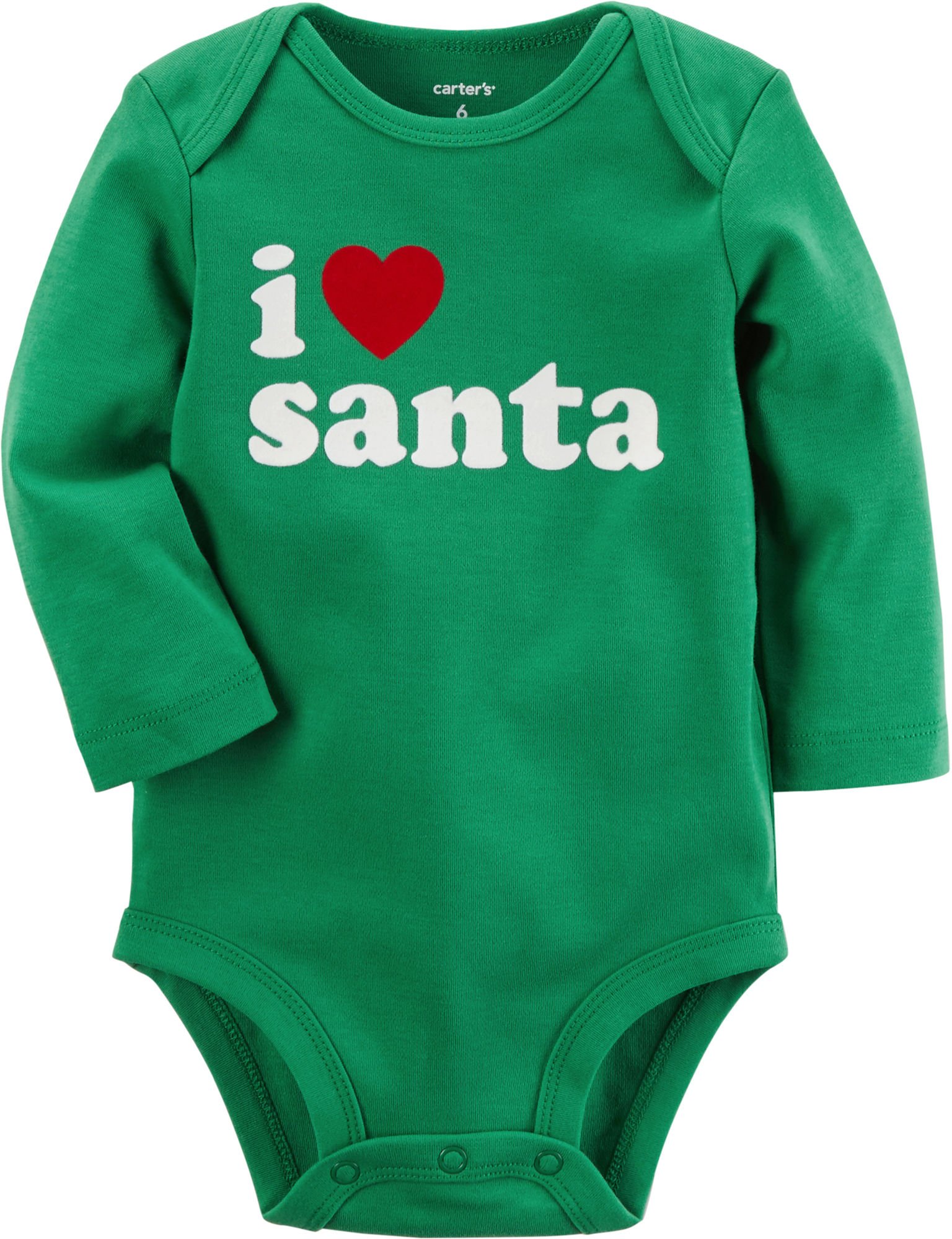 Bodysuit I Heart Santa para bebé de 3 meses en Navidad 2