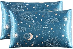 Queen-Size Kitsch Satin Pillowcase, the Silky Soft Pillowcase for Glowing Skin and Luscious Hair