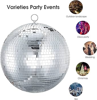 最終値下げ　　　　 本格ディスコボール 約60cm シルバー 最終値下げ 本格ディスコボール 約60cm シルバー Amazon.co.jp