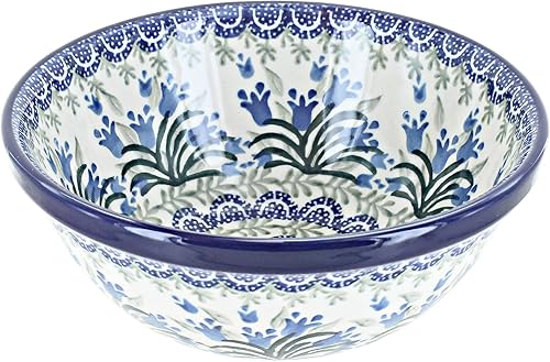 Miniatura 82 de Cereal/sopa de flor azul de cerámica polaca rosa azul