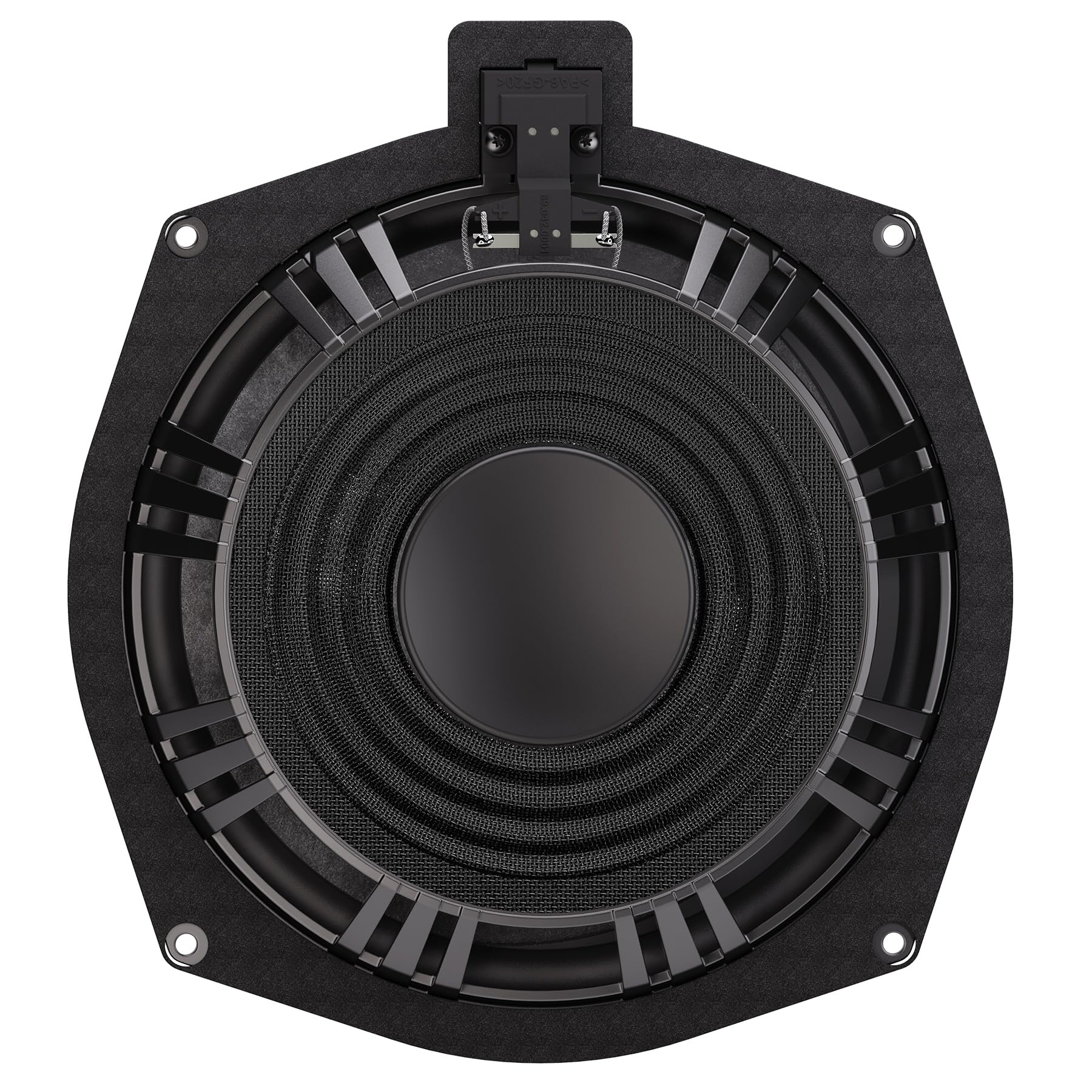 ETON UG-BMW20SUBU – Ultimate High End 8“ / 20 cm Auto Untersitz Subwoofer, kompatibel mit BMW und Mini Fahrzeugen, Flacher Plug & Play Underseat Bass, 200 W, 1 Stück