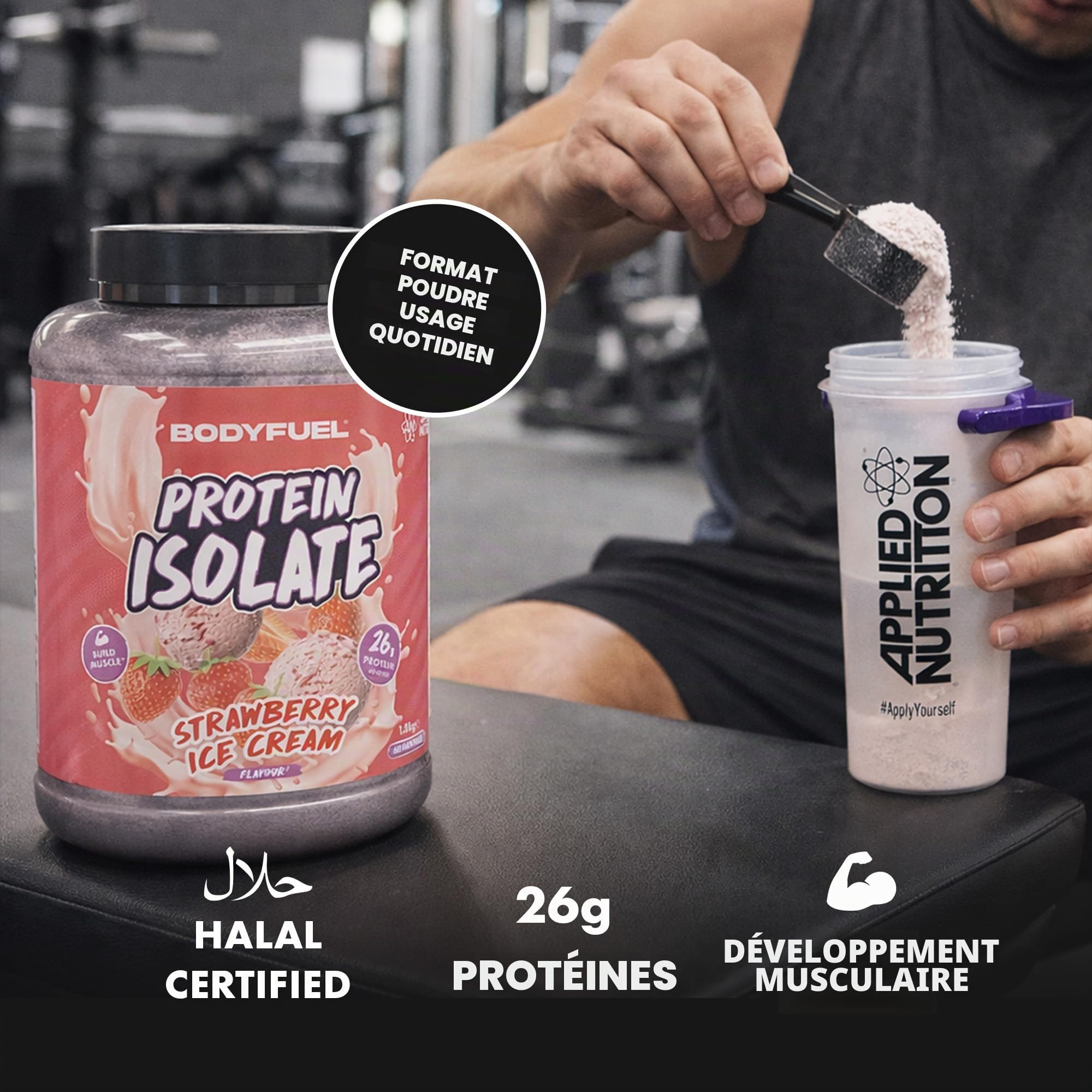 Applied Nutrition BodyFuel Protein Isolate Powder Vanilla Milkshake
