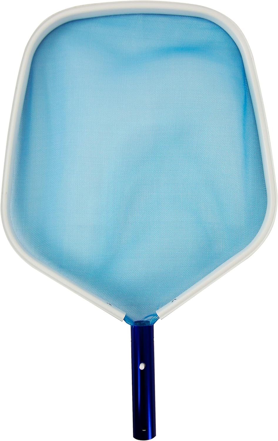 Aqua Select Deluxe Heavy-Duty Pool Skimmer with Ultra Fine Mesh | Remove Leaves and Debris for Inground Pool, Above Ground Pool, Fountain and Spas | Chemical-resistant | Blue