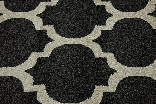 Vista 116 de Unique Loom Trellis Collection - Alfombra estilo marroquí de enrejado gris oscuro (8' 0 pies x 11' 0 pies)