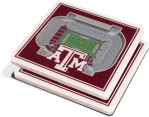 YouTheFan NCAA - Posavasos con vista de estadio en 3D