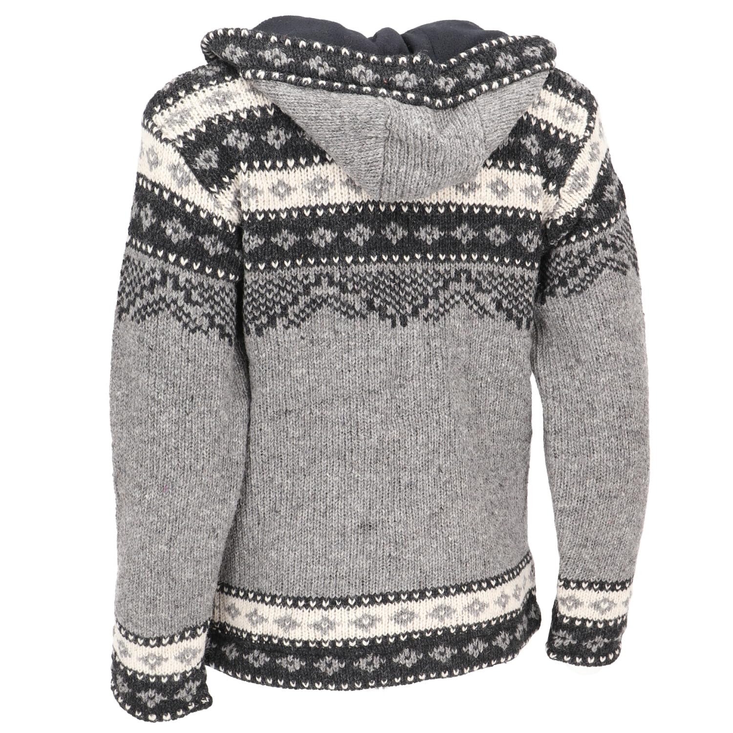 GURU SHOP Kuschelige gefütterte Strickjacke, Wolljacke