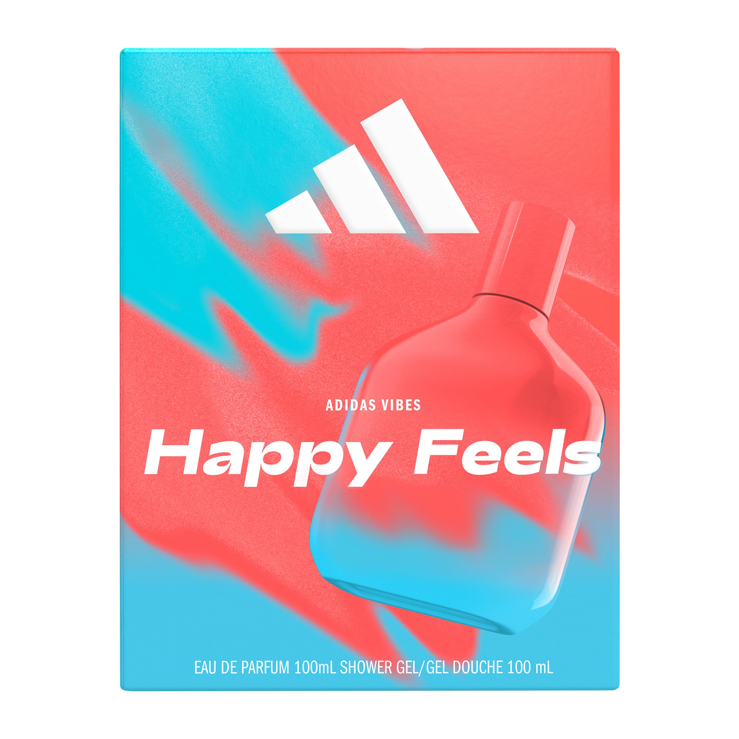adidas Vibes Giftset including Happy Feels Eau de Parfum (100ml) and Shower Gel (100ml)