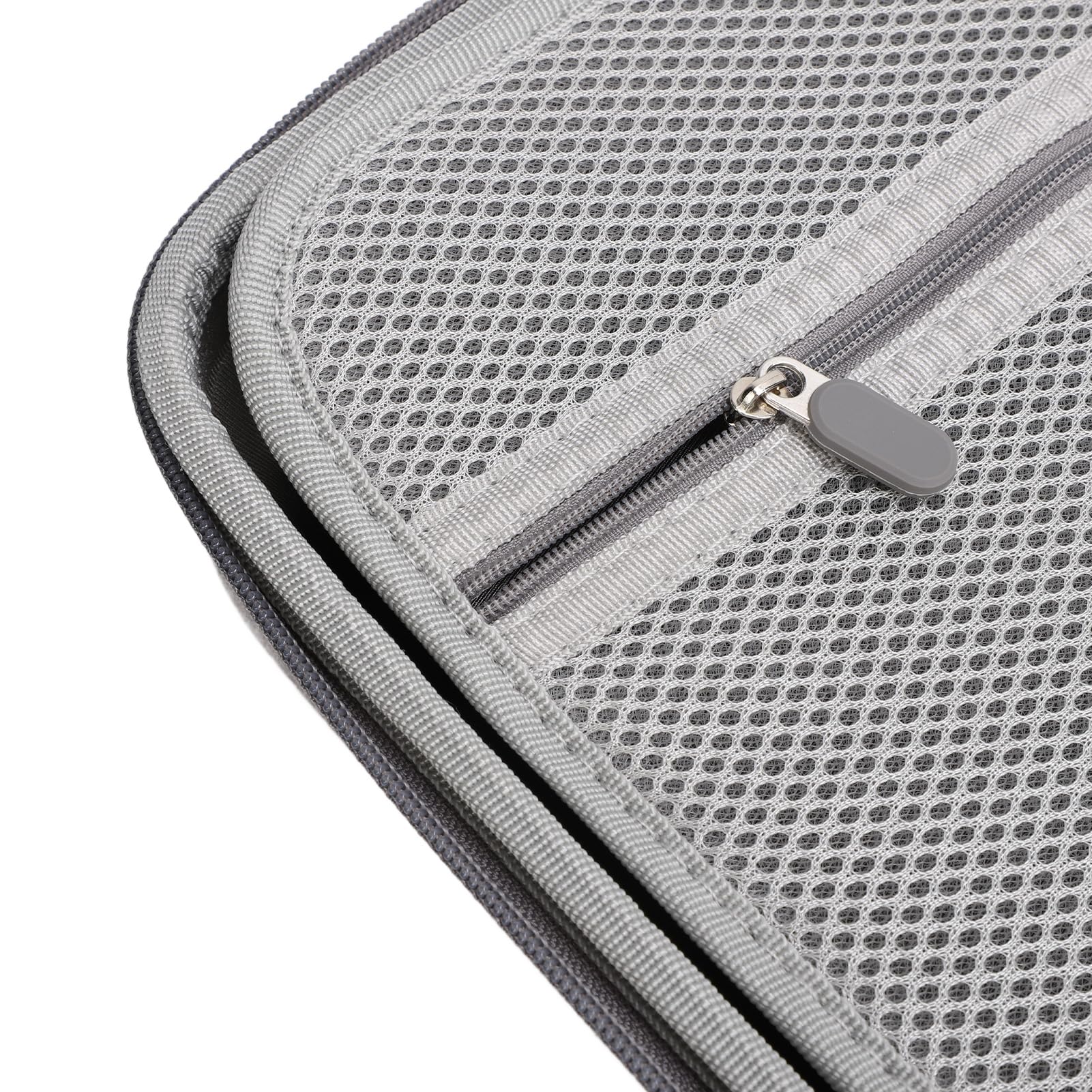 Estuche de Transporte Rígido, Estuche de Viaje Compatible con el Controlador de Consola, Estuche Impermeable Gris, con Correa Ajustable para el Hombro