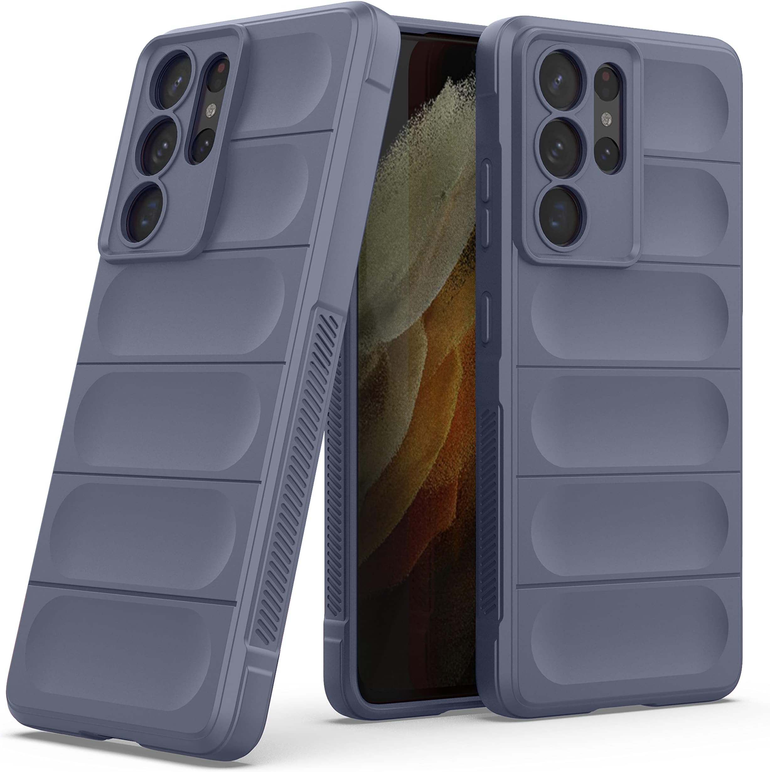 - Back Case Cover for Samsung Galaxy S21 Ultra 5G | Compatible for Samsung Galaxy S21 Ultra 5G Back Cover | Liquid Silicon Magic Case with Camera Protection | Sapphire
