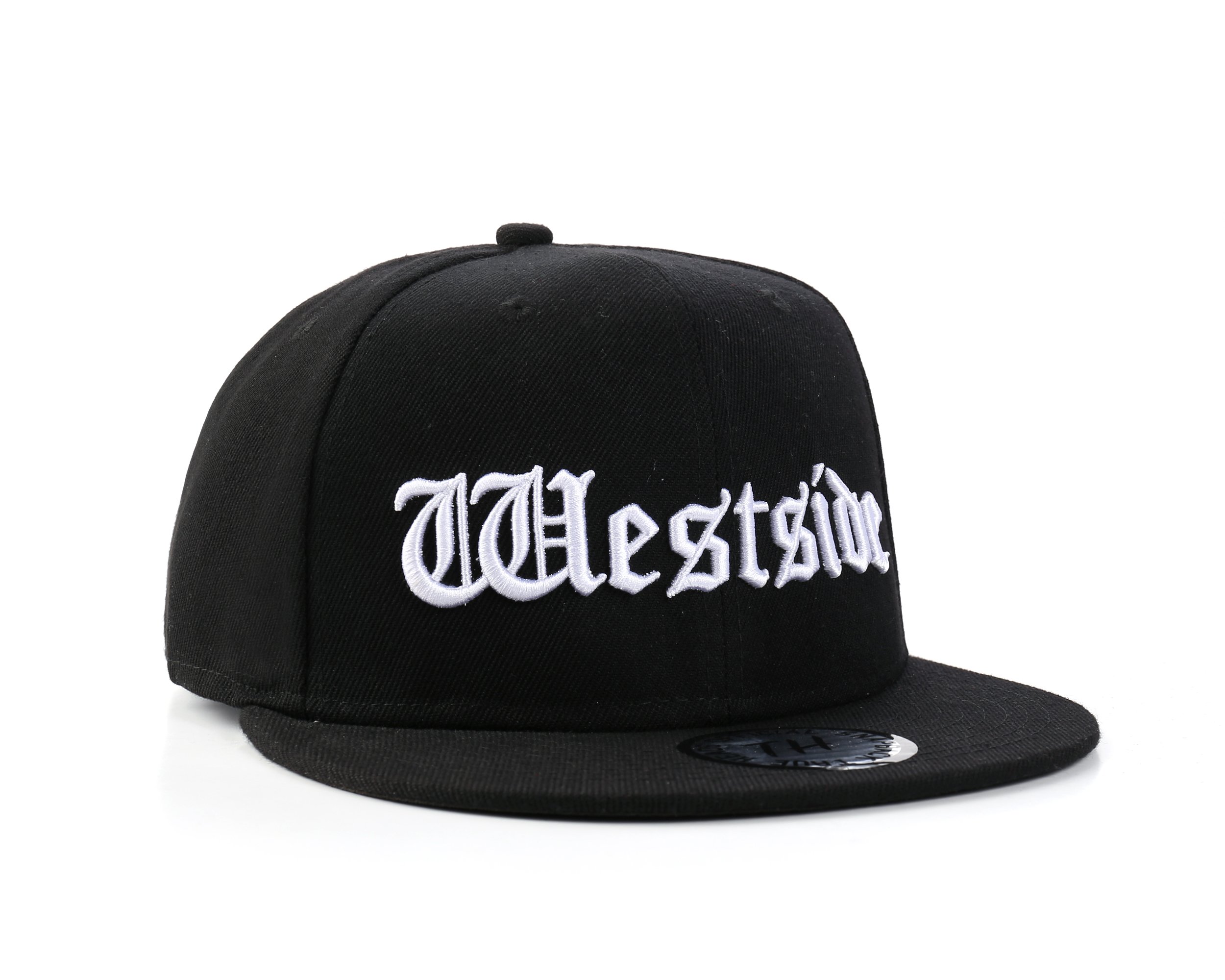 Westside Black Snapback Baseball Cap West Coast Adjustable Hat