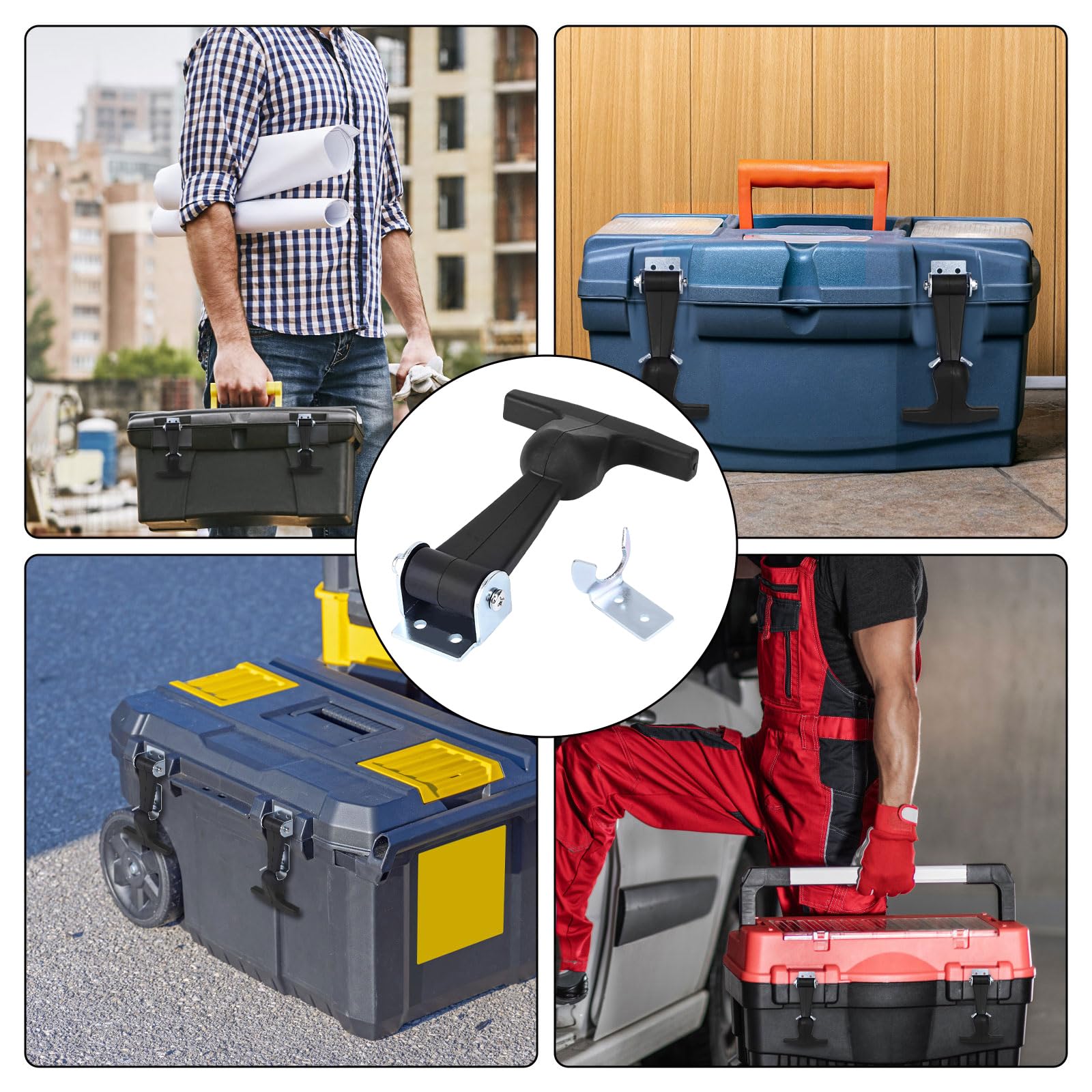 Lot De 4 Attache Capot, Supports De Capot Élastiques, Boucle