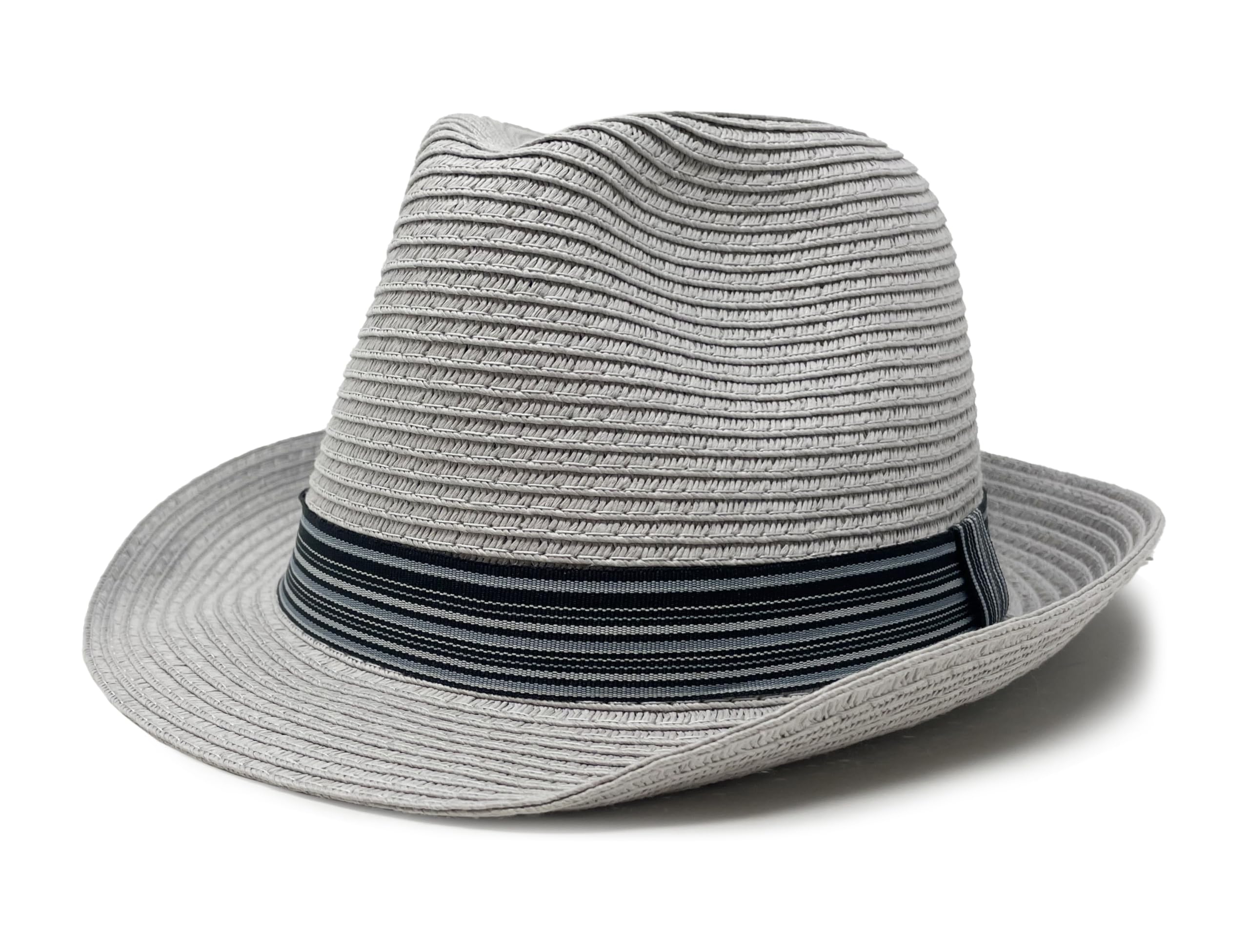 Straw Fedora Hat Beach Summer Short Brim Packable Sun Trilby Unisex UPF 50+